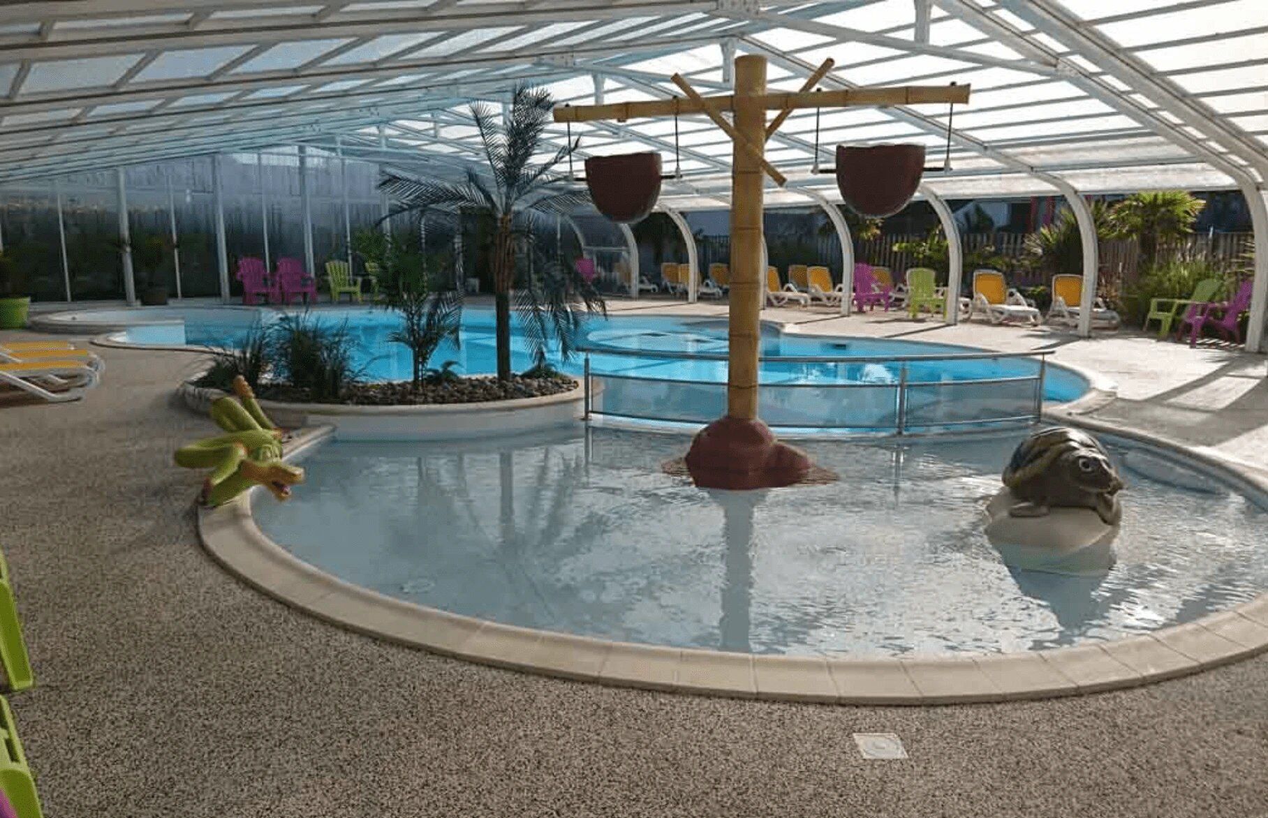 Indoor pool, a heated pool