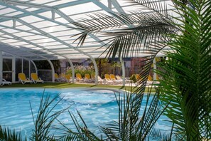 Indoor pool, a heated pool