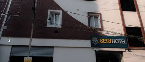 Façade de l’hébergement