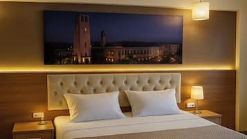 Een minibar, gratis wifi