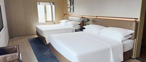 Room, 2 Double Beds (View) | Desk, free WiFi, bed sheets