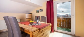 Appartamento 'Bamberger Gipfelblick' con vista sulle montagne, balcone e Wi-Fi