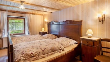 1 chambre, fer et planche Ă repasser, draps fournis