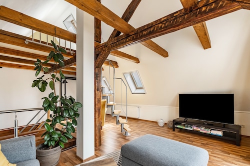 Holiday Home 'Oberlausitz Mit 160qm' with Shared Terrace, Shared Garden and Wi-Fi
