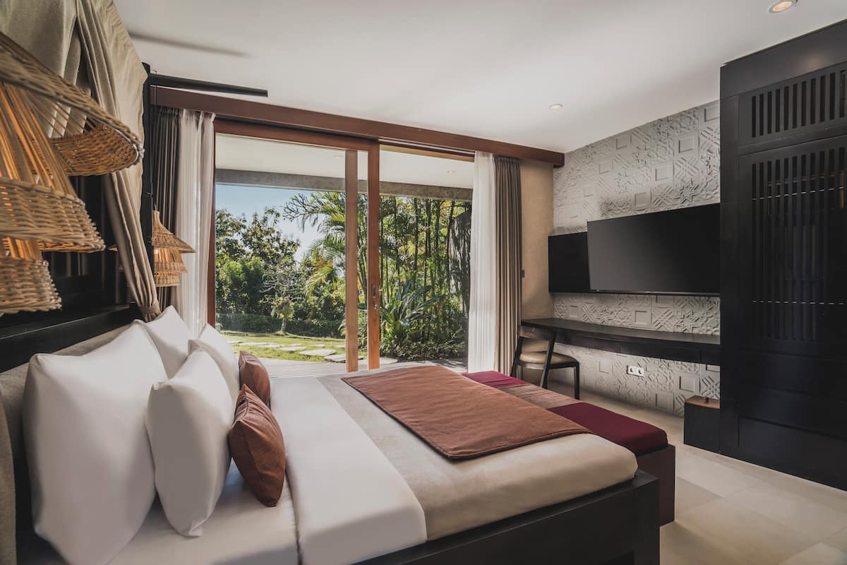 1 chambre, literie hypoallergénique, minibar, literie fournie