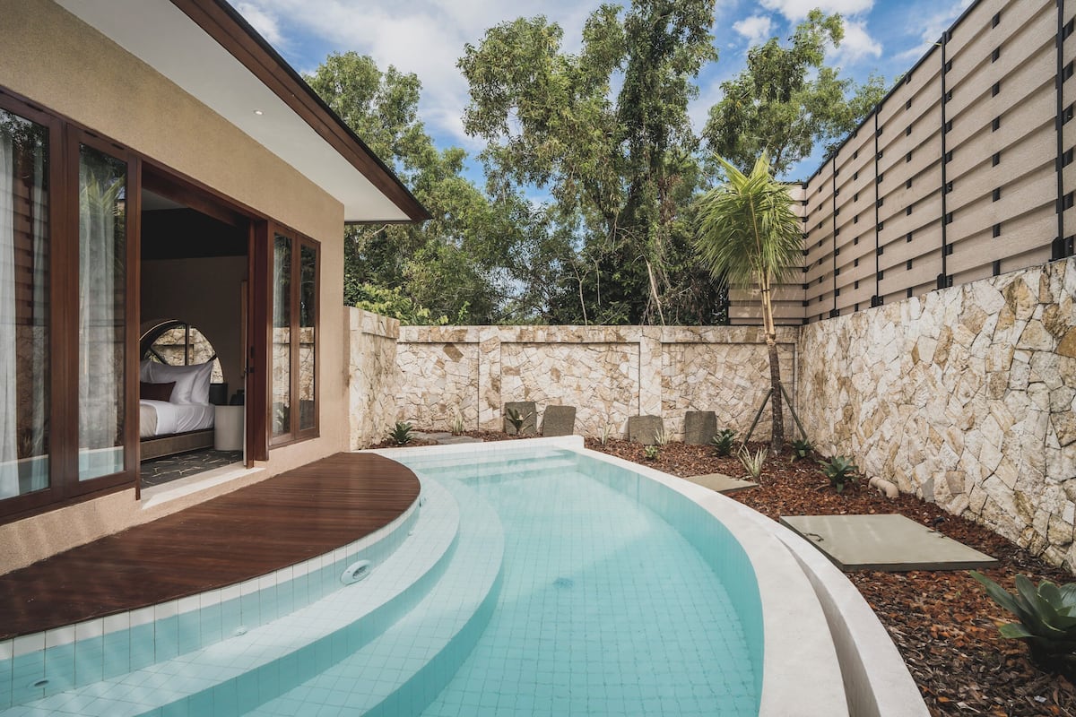 Villa, 2 habitaciones, alberca privada, vista al jardín (Bathtub Adult Only) | Ropa de cama de alta calidad, minibar y ropa de cama