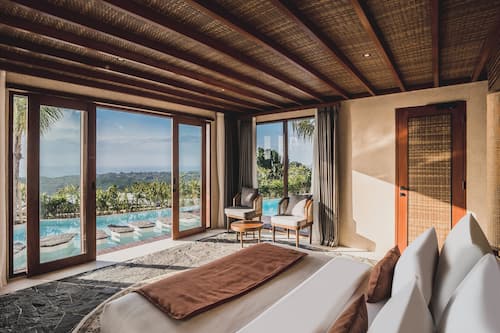 2 Bedroom Ocean View with Private Pool - Adult Only | Premium bedding, minibar, bed sheets