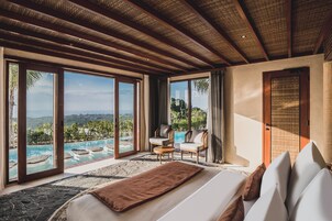 2 Bedroom Ocean View with Private Pool - Adult Only | Premium bedding, minibar, bed sheets