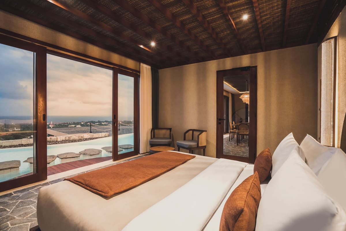 Biệt thự Premier, 2 phòng ngủ (Adults Only) | Bộ đồ giường cao cấp, minibar, bộ trải giường