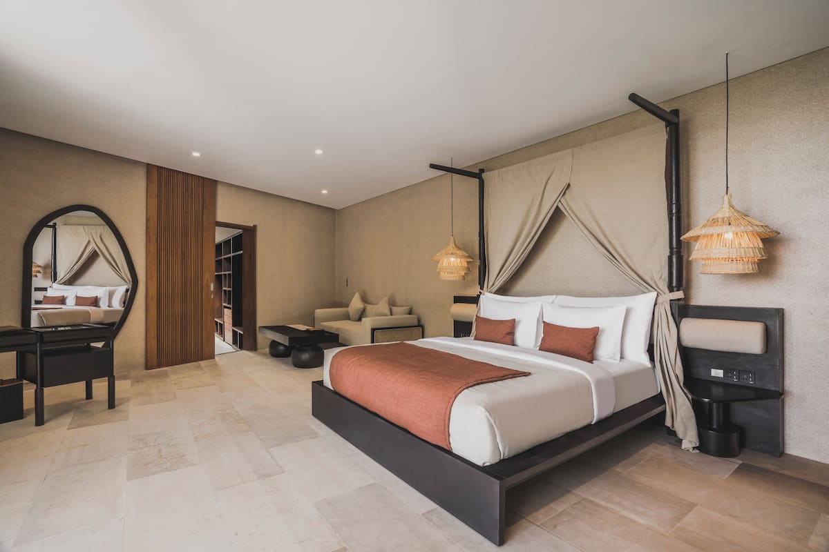 1 chambre, literie hypoallergénique, minibar, literie fournie