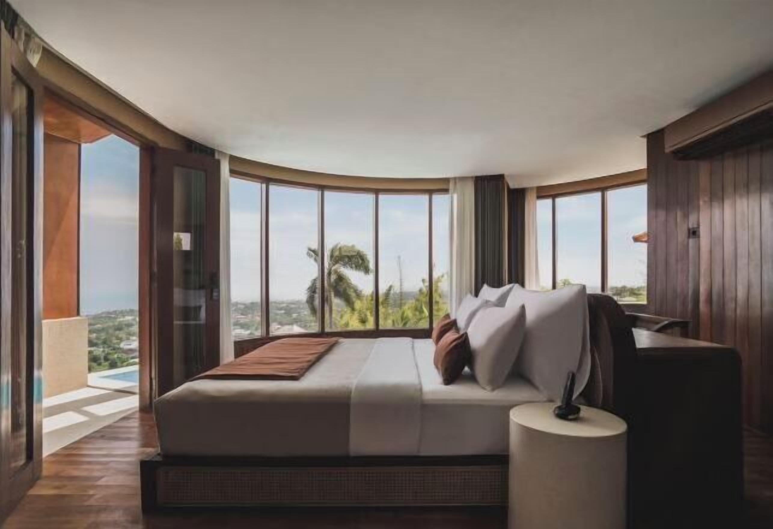 Roupas de cama premium, frigobar, roupa de cama