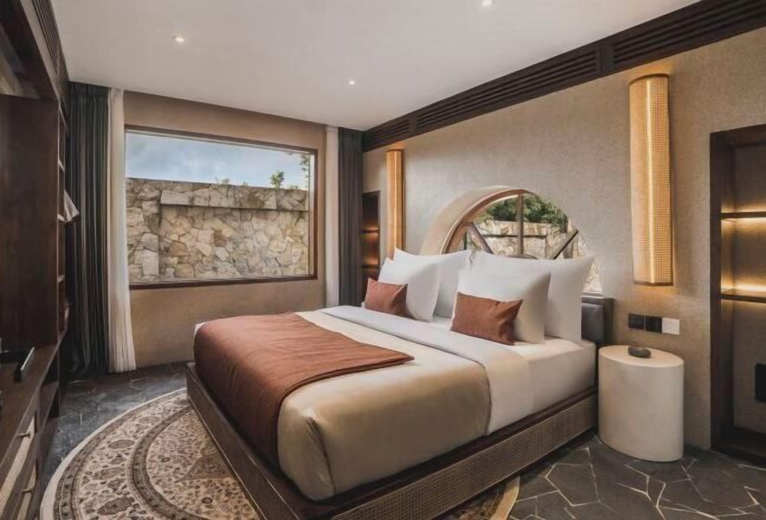 Premium bedding, minibar, bed sheets