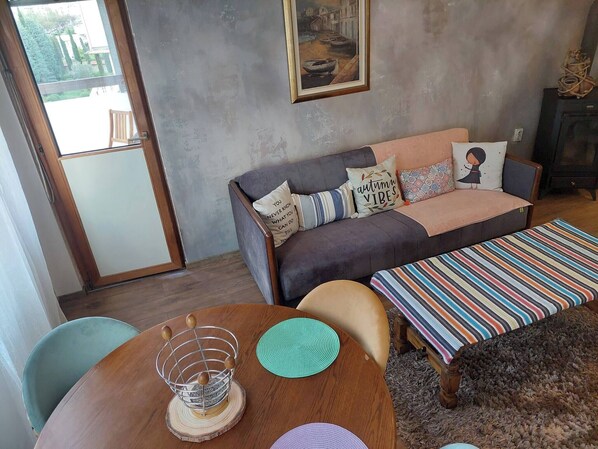 公寓, 1 間臥室, 吸煙房, 陽台 | 起居區