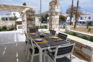 Villa Afroditi | Terrace/patio - Afroditi Studios & Villas (Paros)