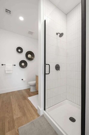 Shower, hair dryer
