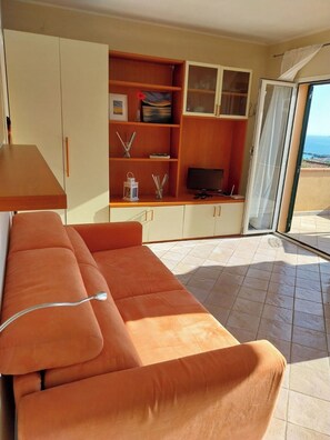 Living area - Monolocale Isola d'Elba, Cavo 5 minuti a piedi dalla spiaggia (Cavo)