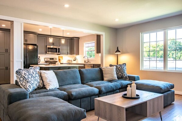 TV, ping pong, books, offices