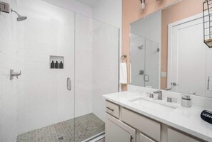 Shower, hair dryer