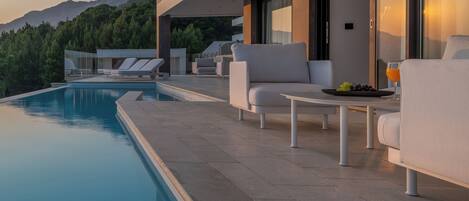 Panoramic Villa, Sea View | Terrace/patio