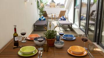 Apartamento Confort, vistas a la ciudad | Terraza o patio