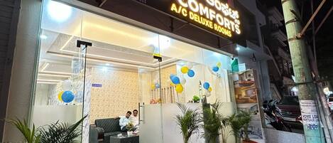 Façade de l’hébergement