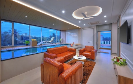 Villa, 3 Bedrooms, Private Pool | Living area | Flat-screen TV