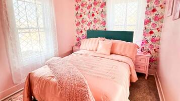 1 makuuhuone, työpöytä, ilmainen Wi-Fi, vuodevaatteet