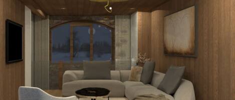 تلفزيون، مدفأة