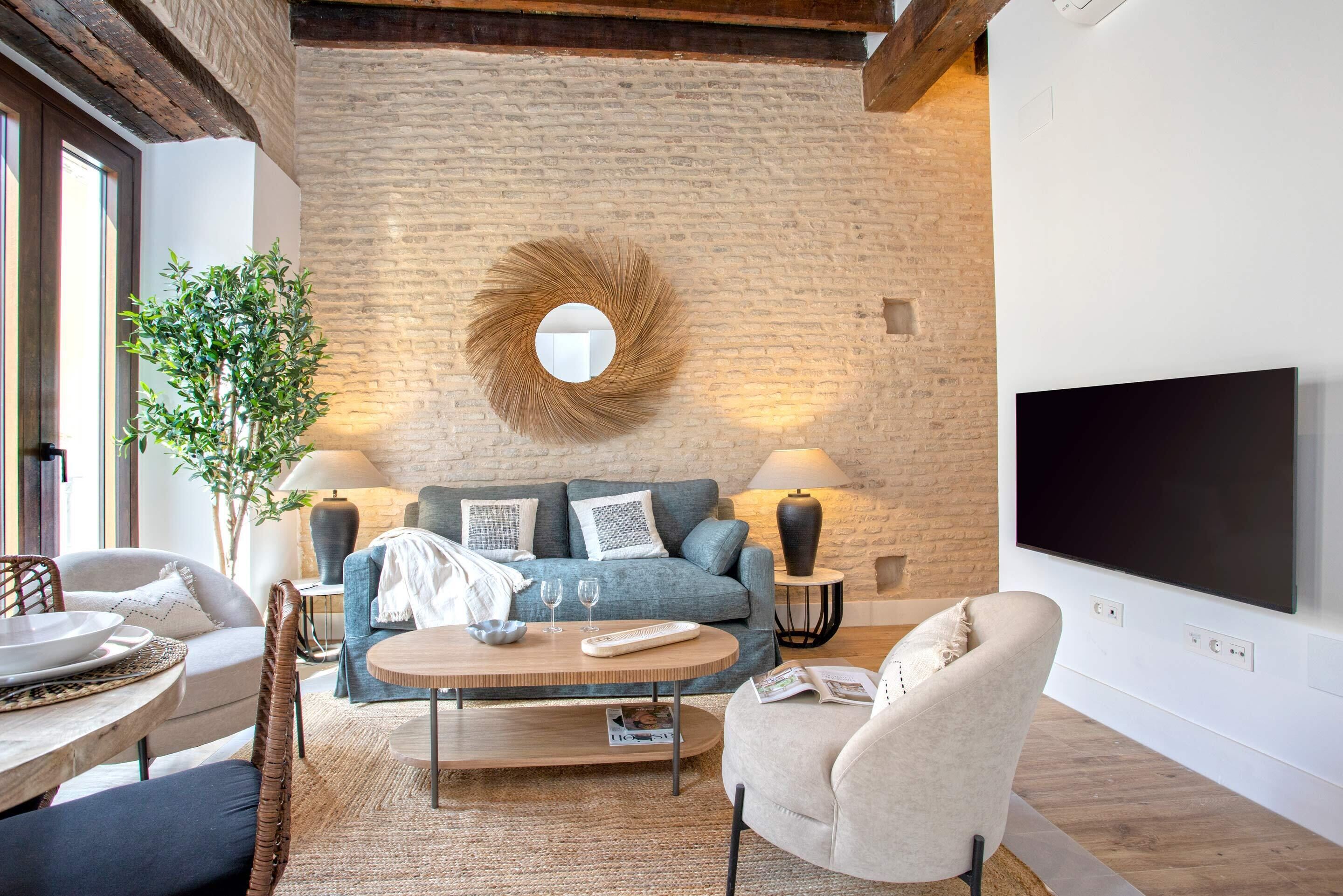 Apartamento (2 Bedrooms) | Sala de estar | TV