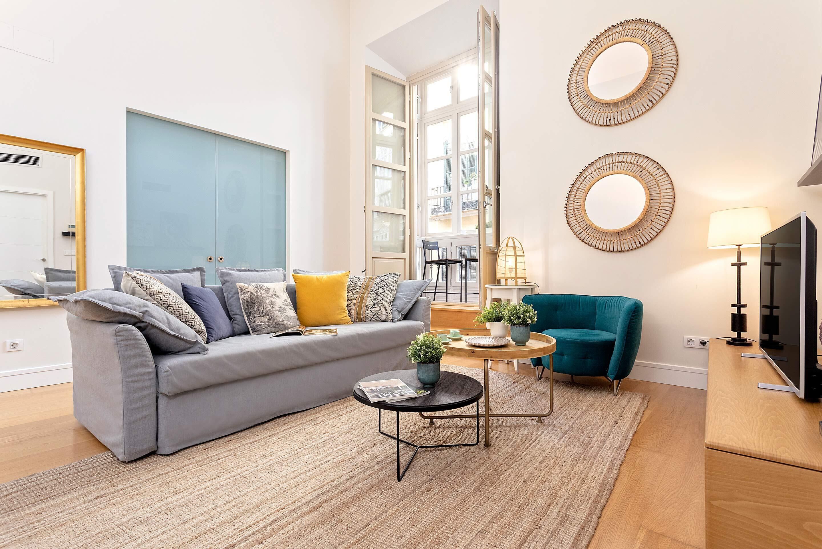 Lägenhet (1 Bedroom) | Vardagsrum | Tv