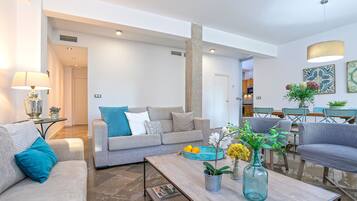 Apartment (2 Bedrooms) | Living area | TV