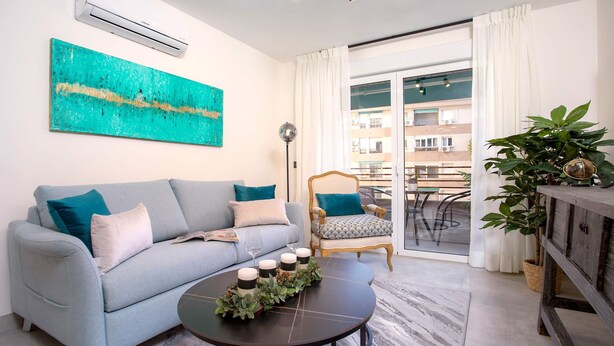 Leilighet (1 Bedroom) | Oppholdsområde