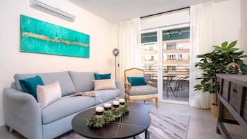 Departamento (1 Bedroom) | Área de sala de estar