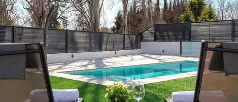 Seasonal outdoor pool