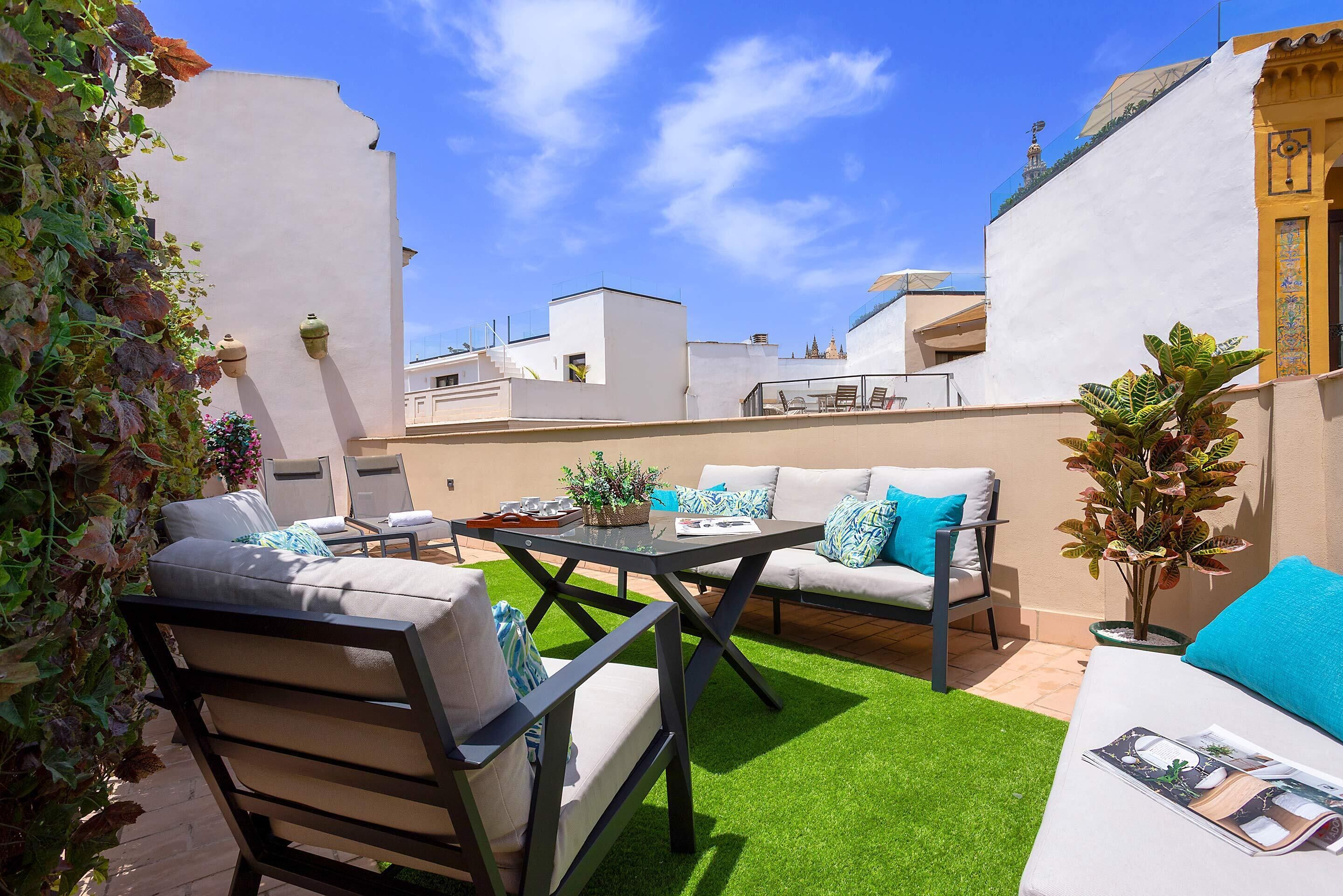 Appartement (2 Bedrooms) | Terrasse/Patio