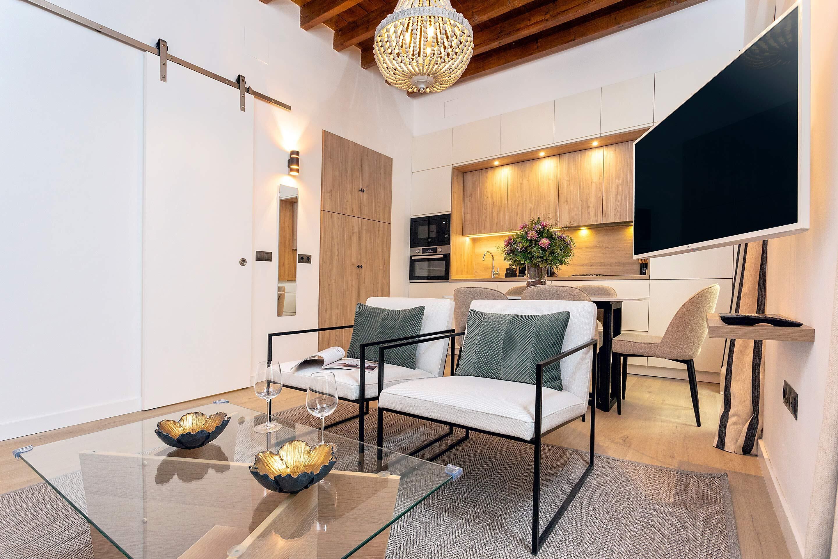 Appartement (2 Bedrooms) | Coin séjour