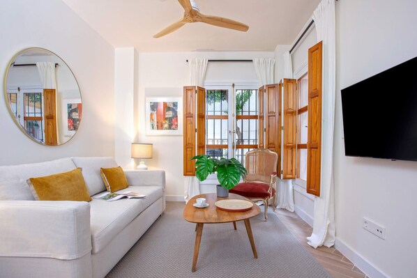 Appartamento (1 Bedroom) | Area soggiorno