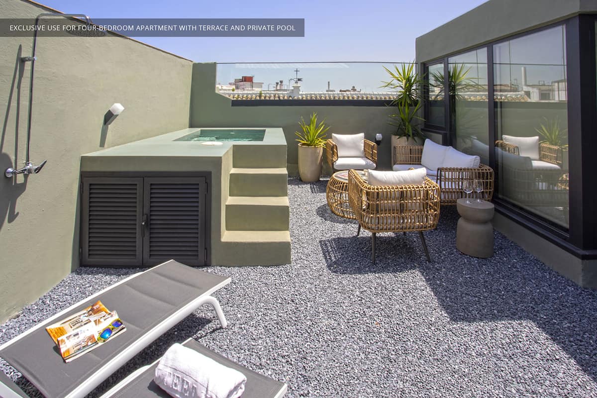 Apartment, 4 Bedrooms, Private Pool | Terrace/patio