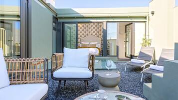 Apartment, 4 Schlafzimmer, eigener Pool | Terrasse/Patio