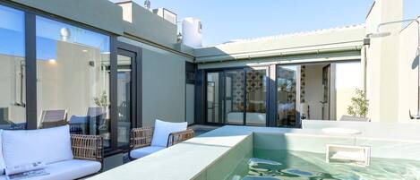 Apartment, 3 Bedrooms, Private Pool | Terrace/patio