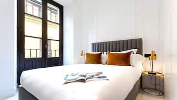 Apartamento (1 Bedroom) | 1 quarto, Wi-Fi de cortesia, roupa de cama