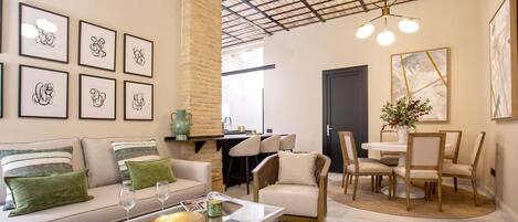 Apartamento (2 Bedrooms) | Área de estar