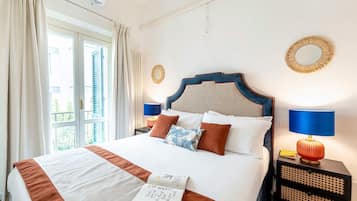 Leilighet (1 Bedroom) | 3 soverom, skrivebord, strykejern/-brett og barnesenger (inkludert)