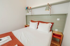 1 soverom, strykejern/-brett, wi-fi (inkludert) og sengetøy