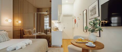 Wifi gratis y ropa de cama