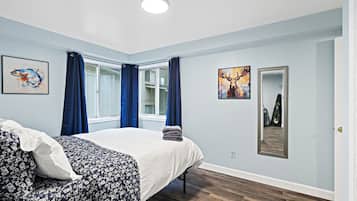 1 dormitorio, escritorio, wifi gratis y ropa de cama