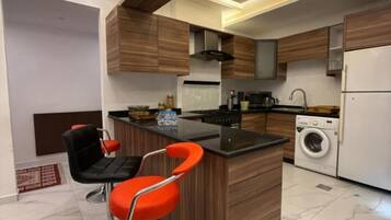 Apartamento, 2 quartos, para fumantes, sacada | Cozinha privada