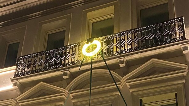 A building with ornate balconies and circular light fixtures. - Liberty Suite - One Bedroom Apartment, Sleeps 2 (Piovene Rocchette)