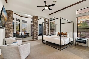 7 bedrooms, desk, iron/ironing board, travel crib