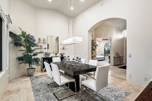 Dining - Luxury 6BR Estate Heated Pool, Games & Resort (Cave Creek)
